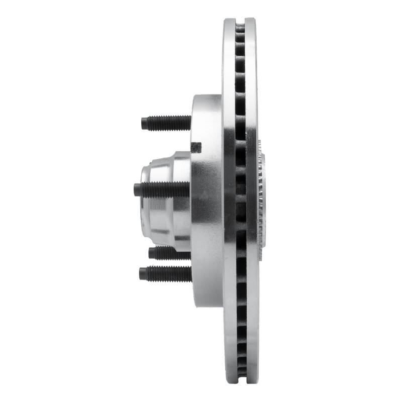 Ford F-150 Brake Rotor (1) - Front Left - R1 Concepts - Drilled & Slotted - Silver - `00-`04